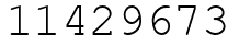 Число 11429673.