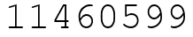 Число 11460599.