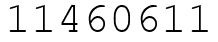 Число 11460611.