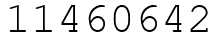 Число 11460642.