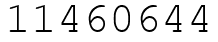 Число 11460644.