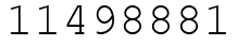 Число 11498881.