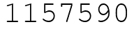 Число 1157590.