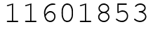 Число 11601853.