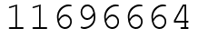 Число 11696664.