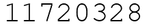 Число 11720328.