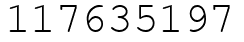Число 117635197.