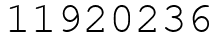 Число 11920236.
