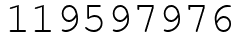 Число 119597976.