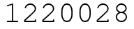Число 1220028.