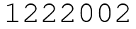 Число 1222002.