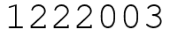 Число 1222003.
