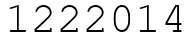 Число 1222014.