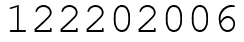 Число 122202006.