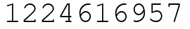 Число 1224616957.
