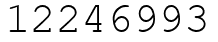 Число 12246993.