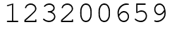 Число 123200659.