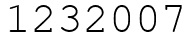 Число 1232007.