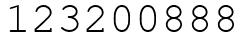 Число 123200888.