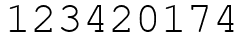 Число 123420174.