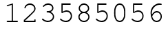 Число 123585056.