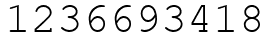 Число 1236693418.
