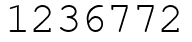 Число 1236772.