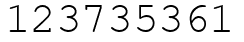Число 123735361.