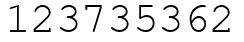 Число 123735362.