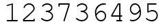 Число 123736495.