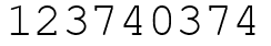 Число 123740374.