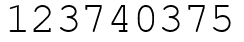 Число 123740375.