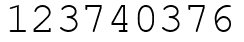 Число 123740376.