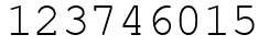 Число 123746015.