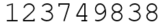 Число 123749838.