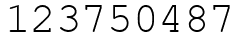 Число 123750487.