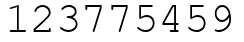 Число 123775459.