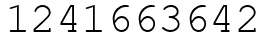 Число 1241663642.