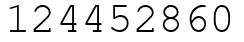Число 124452860.