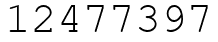 Число 12477397.