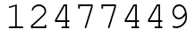 Число 12477449.
