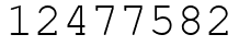 Число 12477582.