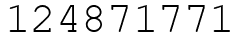 Число 124871771.