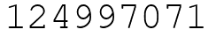 Число 124997071.