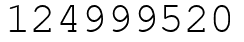 Число 124999520.