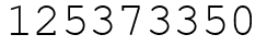 Число 125373350.