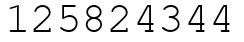 Число 125824344.