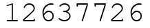 Число 12637726.