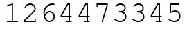 Число 1264473345.