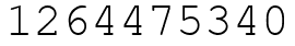 Число 1264475340.